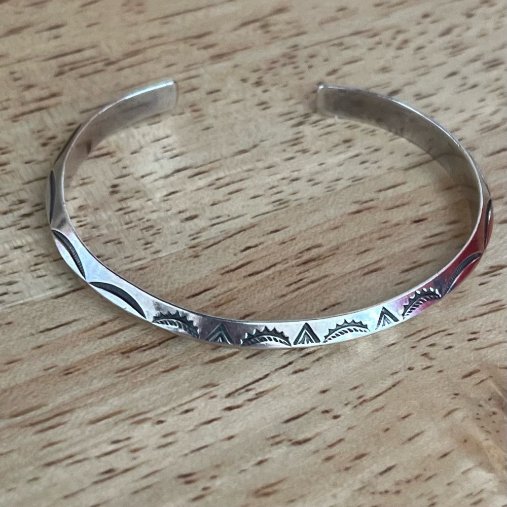 Sterling Silver Native American Bracelet - DISCOUNTED